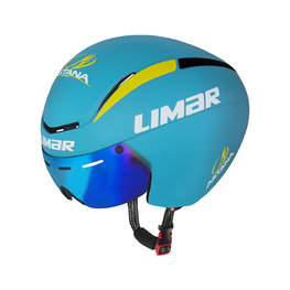 LIMAR Cască de ciclism - SPEED KING - galben/albastru deschis